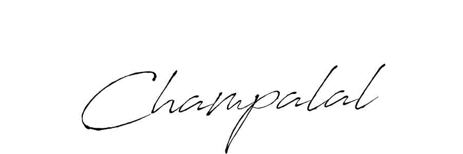 Also we have Champalal name is the best signature style. Create professional handwritten signature collection using Antro_Vectra autograph style. Champalal signature style 6 images and pictures png