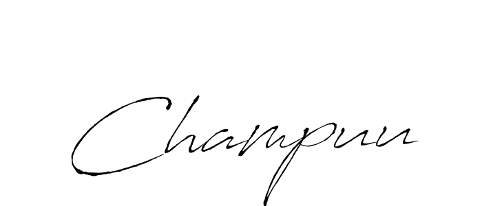 How to Draw Champuu signature style? Antro_Vectra is a latest design signature styles for name Champuu. Champuu signature style 6 images and pictures png