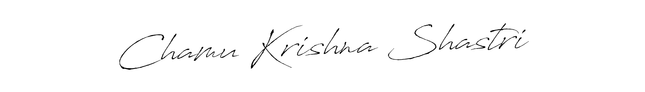 Similarly Antro_Vectra is the best handwritten signature design. Signature creator online .You can use it as an online autograph creator for name Chamu Krishna Shastri. Chamu Krishna Shastri signature style 6 images and pictures png