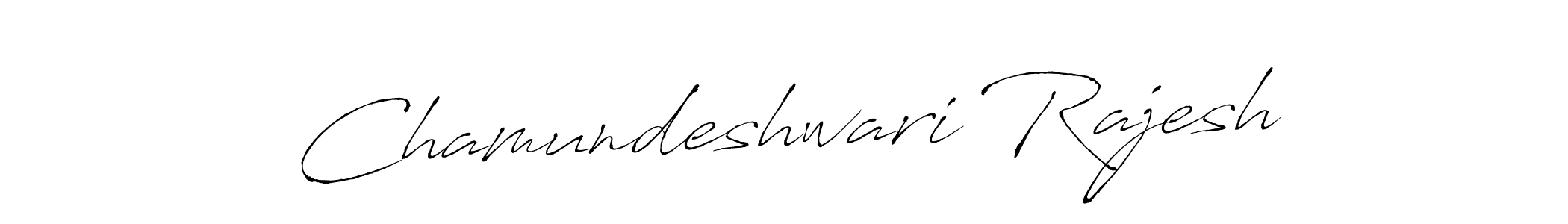 Also we have Chamundeshwari Rajesh name is the best signature style. Create professional handwritten signature collection using Antro_Vectra autograph style. Chamundeshwari Rajesh signature style 6 images and pictures png