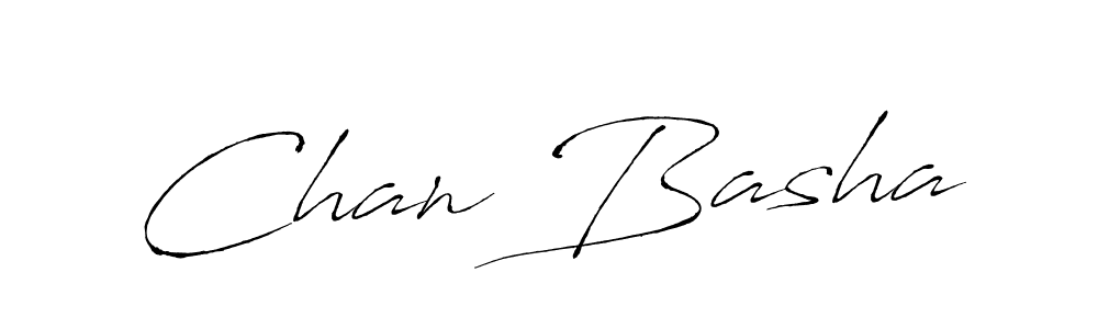 Design your own signature with our free online signature maker. With this signature software, you can create a handwritten (Antro_Vectra) signature for name Chan Basha. Chan Basha signature style 6 images and pictures png