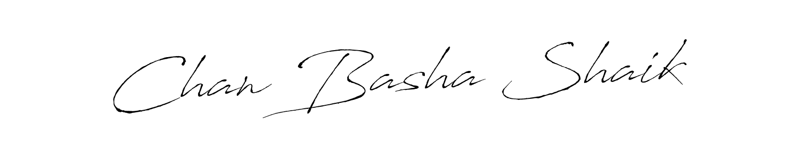 How to make Chan Basha Shaik signature? Antro_Vectra is a professional autograph style. Create handwritten signature for Chan Basha Shaik name. Chan Basha Shaik signature style 6 images and pictures png