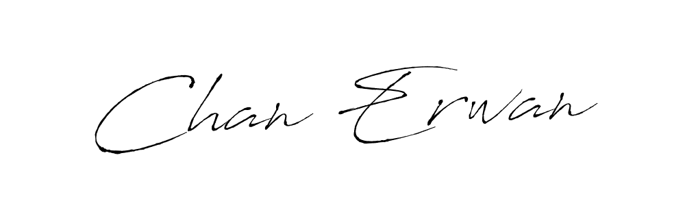 Chan Erwan stylish signature style. Best Handwritten Sign (Antro_Vectra) for my name. Handwritten Signature Collection Ideas for my name Chan Erwan. Chan Erwan signature style 6 images and pictures png