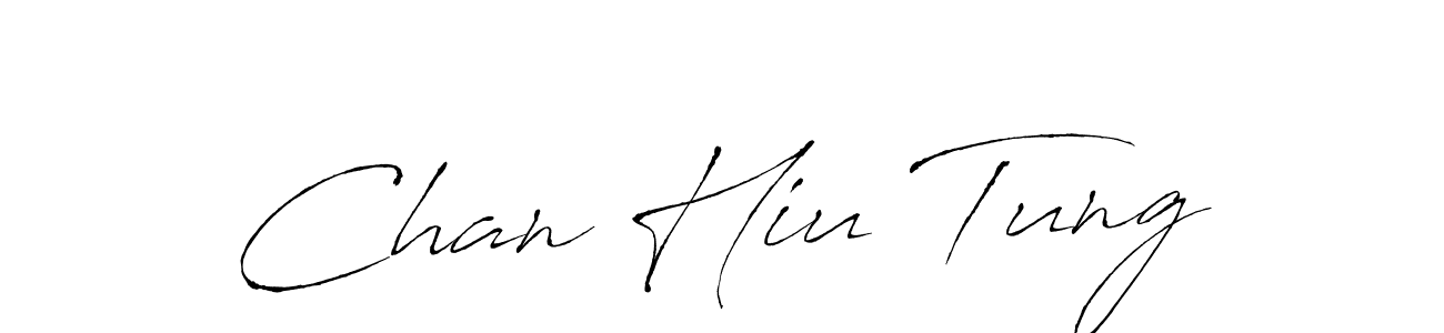 Similarly Antro_Vectra is the best handwritten signature design. Signature creator online .You can use it as an online autograph creator for name Chan Hiu Tung. Chan Hiu Tung signature style 6 images and pictures png