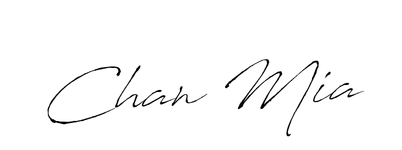 You should practise on your own different ways (Antro_Vectra) to write your name (Chan Mia) in signature. don't let someone else do it for you. Chan Mia signature style 6 images and pictures png