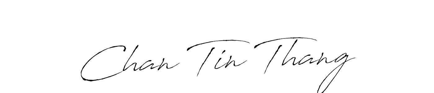 Also we have Chan Tin Thang name is the best signature style. Create professional handwritten signature collection using Antro_Vectra autograph style. Chan Tin Thang signature style 6 images and pictures png