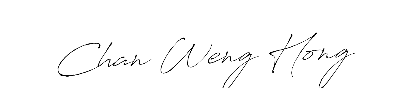 Here are the top 10 professional signature styles for the name Chan Weng Hong. These are the best autograph styles you can use for your name. Chan Weng Hong signature style 6 images and pictures png