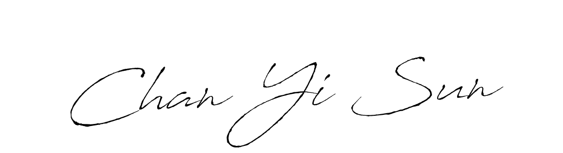 Also You can easily find your signature by using the search form. We will create Chan Yi Sun name handwritten signature images for you free of cost using Antro_Vectra sign style. Chan Yi Sun signature style 6 images and pictures png
