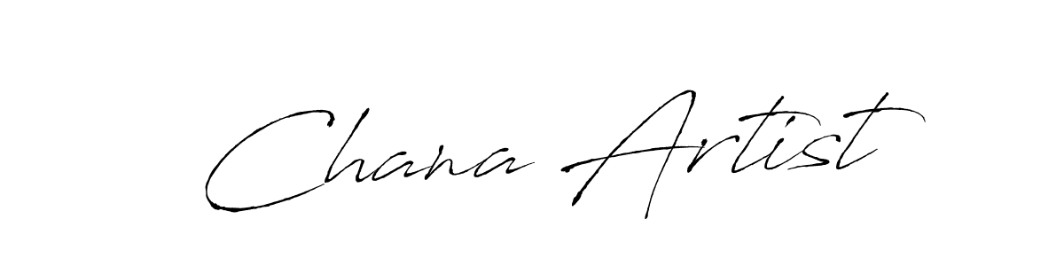 Chana Artist stylish signature style. Best Handwritten Sign (Antro_Vectra) for my name. Handwritten Signature Collection Ideas for my name Chana Artist. Chana Artist signature style 6 images and pictures png