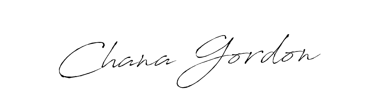 Use a signature maker to create a handwritten signature online. With this signature software, you can design (Antro_Vectra) your own signature for name Chana Gordon. Chana Gordon signature style 6 images and pictures png