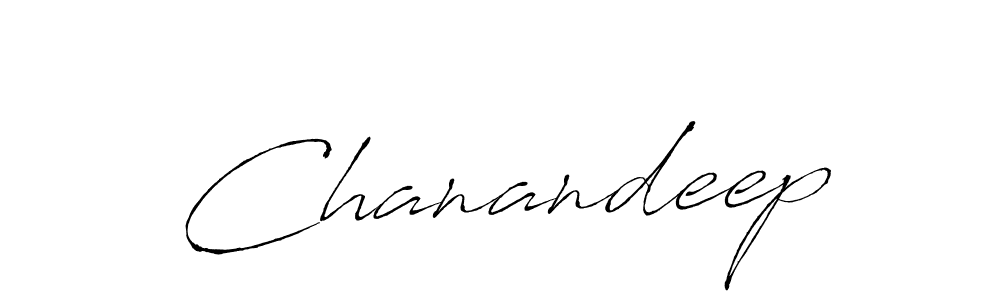 Create a beautiful signature design for name Chanandeep. With this signature (Antro_Vectra) fonts, you can make a handwritten signature for free. Chanandeep signature style 6 images and pictures png