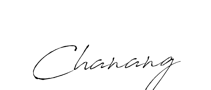 You should practise on your own different ways (Antro_Vectra) to write your name (Chanang) in signature. don't let someone else do it for you. Chanang signature style 6 images and pictures png