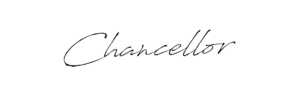 Use a signature maker to create a handwritten signature online. With this signature software, you can design (Antro_Vectra) your own signature for name Chancellor. Chancellor signature style 6 images and pictures png