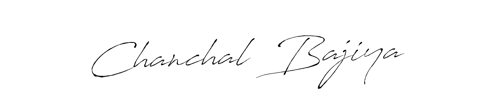 Make a beautiful signature design for name Chanchal  Bajiya. Use this online signature maker to create a handwritten signature for free. Chanchal  Bajiya signature style 6 images and pictures png