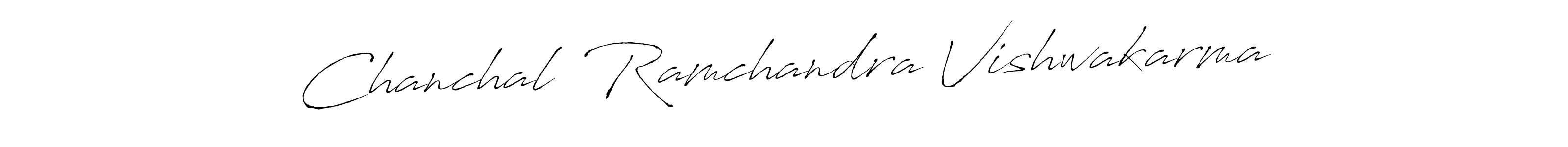 Also we have Chanchal  Ramchandra Vishwakarma name is the best signature style. Create professional handwritten signature collection using Antro_Vectra autograph style. Chanchal  Ramchandra Vishwakarma signature style 6 images and pictures png