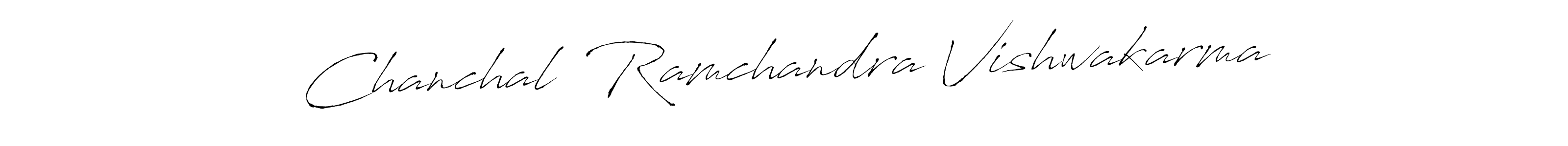 Also we have Chanchal  Ramchandra Vishwakarma name is the best signature style. Create professional handwritten signature collection using Antro_Vectra autograph style. Chanchal  Ramchandra Vishwakarma signature style 6 images and pictures png