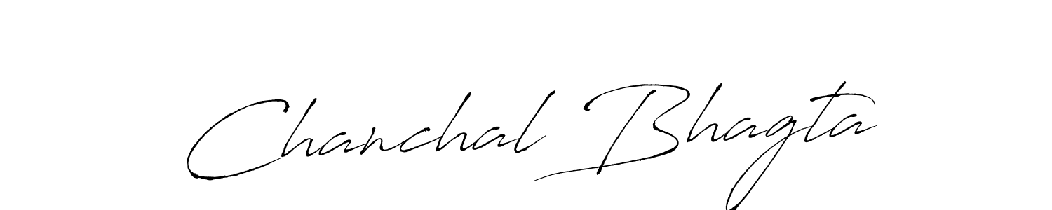 Use a signature maker to create a handwritten signature online. With this signature software, you can design (Antro_Vectra) your own signature for name Chanchal Bhagta. Chanchal Bhagta signature style 6 images and pictures png
