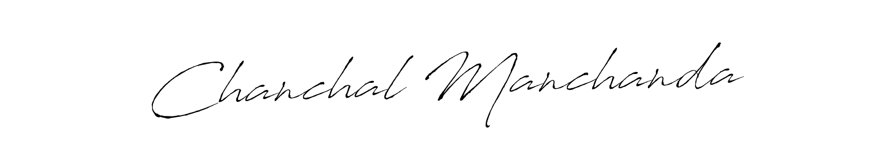 The best way (Antro_Vectra) to make a short signature is to pick only two or three words in your name. The name Chanchal Manchanda include a total of six letters. For converting this name. Chanchal Manchanda signature style 6 images and pictures png