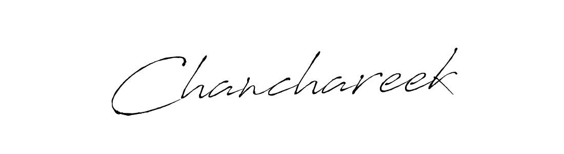Also we have Chanchareek name is the best signature style. Create professional handwritten signature collection using Antro_Vectra autograph style. Chanchareek signature style 6 images and pictures png