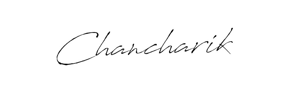 Chancharik stylish signature style. Best Handwritten Sign (Antro_Vectra) for my name. Handwritten Signature Collection Ideas for my name Chancharik. Chancharik signature style 6 images and pictures png