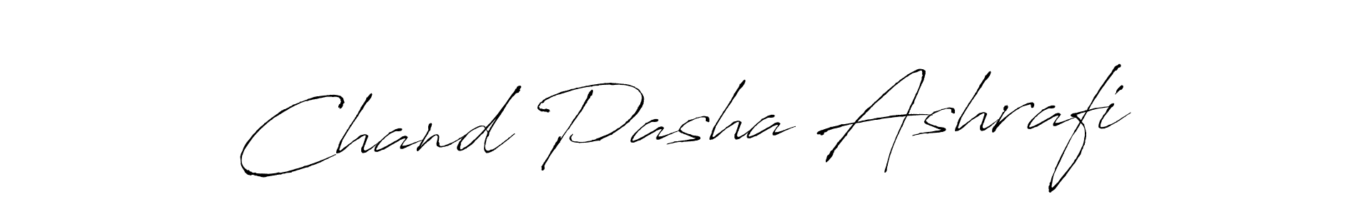 Make a beautiful signature design for name Chand Pasha Ashrafi. With this signature (Antro_Vectra) style, you can create a handwritten signature for free. Chand Pasha Ashrafi signature style 6 images and pictures png