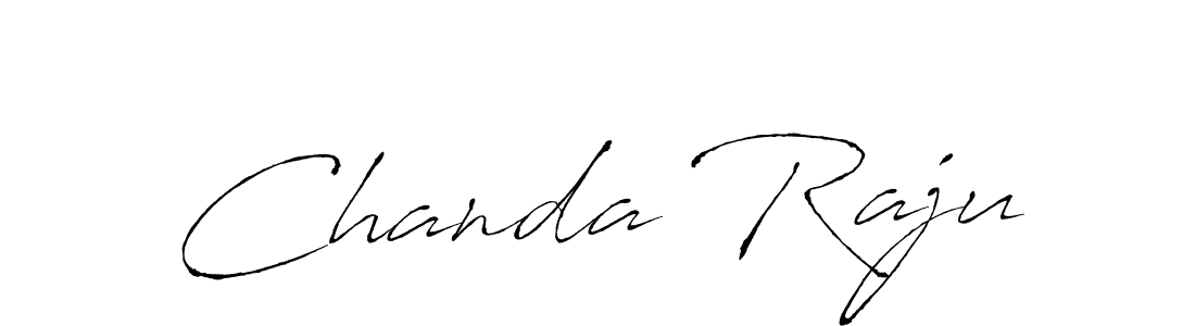 Use a signature maker to create a handwritten signature online. With this signature software, you can design (Antro_Vectra) your own signature for name Chanda Raju. Chanda Raju signature style 6 images and pictures png