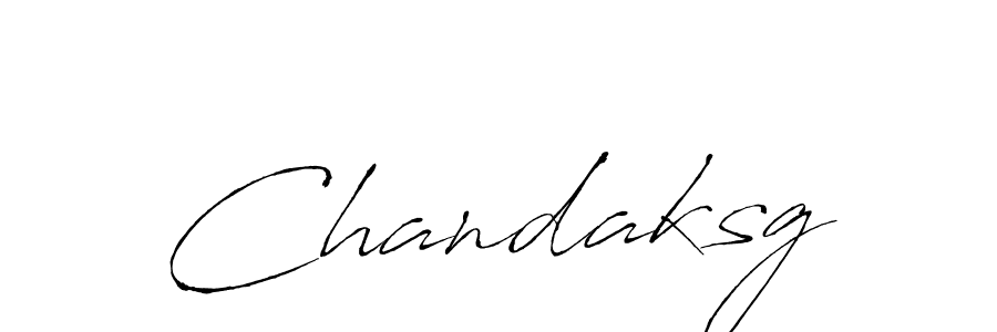 Design your own signature with our free online signature maker. With this signature software, you can create a handwritten (Antro_Vectra) signature for name Chandaksg. Chandaksg signature style 6 images and pictures png