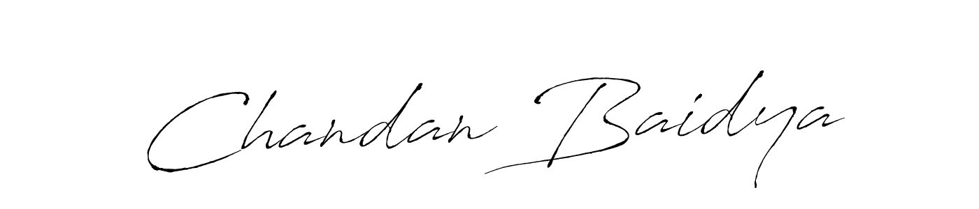 The best way (Antro_Vectra) to make a short signature is to pick only two or three words in your name. The name Chandan Baidya include a total of six letters. For converting this name. Chandan Baidya signature style 6 images and pictures png