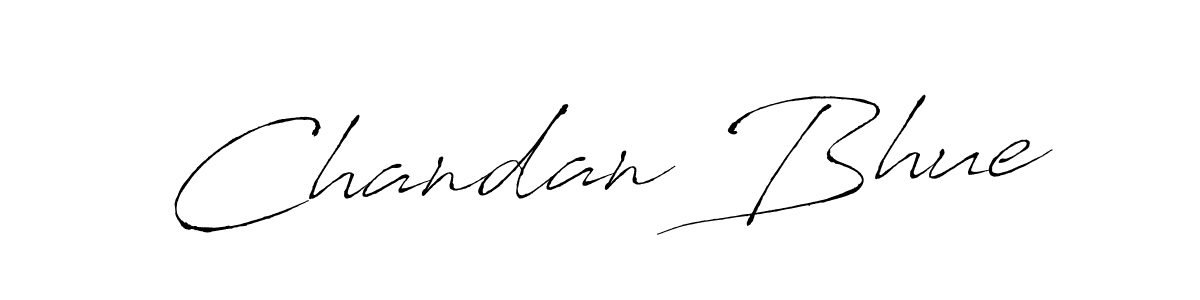 How to make Chandan Bhue name signature. Use Antro_Vectra style for creating short signs online. This is the latest handwritten sign. Chandan Bhue signature style 6 images and pictures png