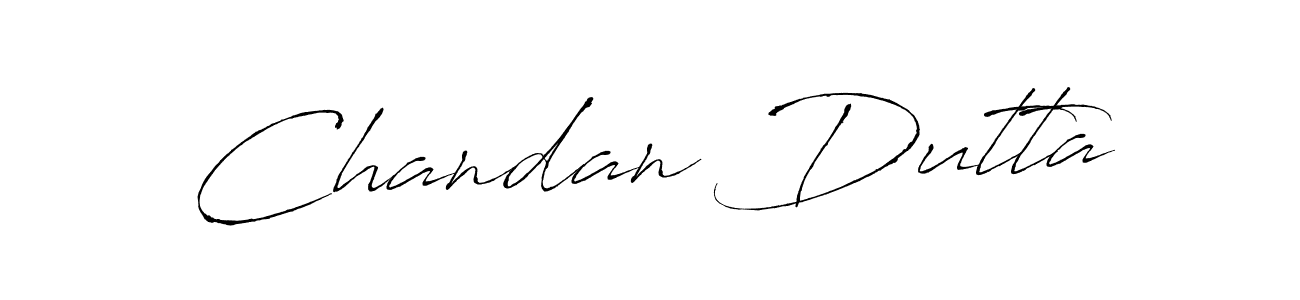 Design your own signature with our free online signature maker. With this signature software, you can create a handwritten (Antro_Vectra) signature for name Chandan Dutta. Chandan Dutta signature style 6 images and pictures png