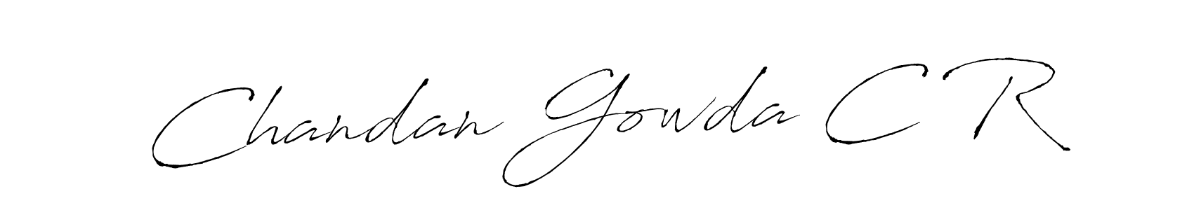 How to make Chandan Gowda C R signature? Antro_Vectra is a professional autograph style. Create handwritten signature for Chandan Gowda C R name. Chandan Gowda C R signature style 6 images and pictures png