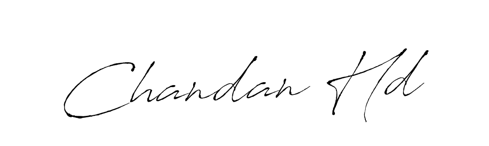Create a beautiful signature design for name Chandan Hd. With this signature (Antro_Vectra) fonts, you can make a handwritten signature for free. Chandan Hd signature style 6 images and pictures png