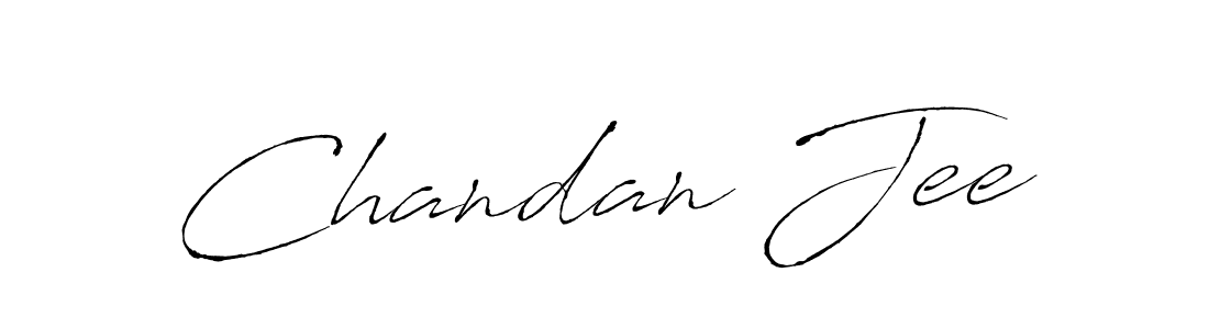 Design your own signature with our free online signature maker. With this signature software, you can create a handwritten (Antro_Vectra) signature for name Chandan Jee. Chandan Jee signature style 6 images and pictures png