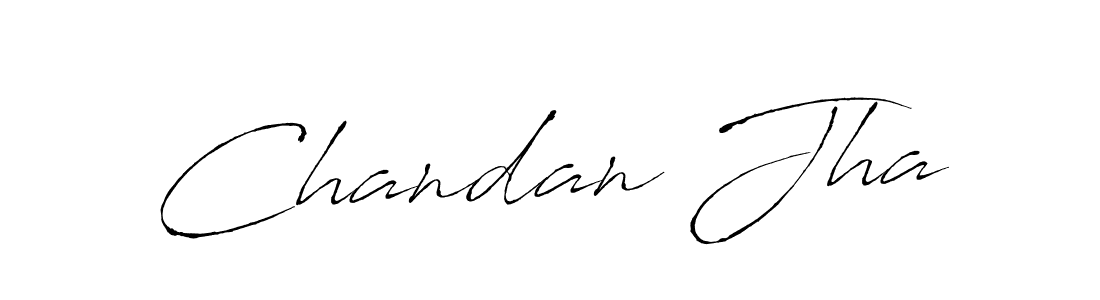 Create a beautiful signature design for name Chandan Jha. With this signature (Antro_Vectra) fonts, you can make a handwritten signature for free. Chandan Jha signature style 6 images and pictures png