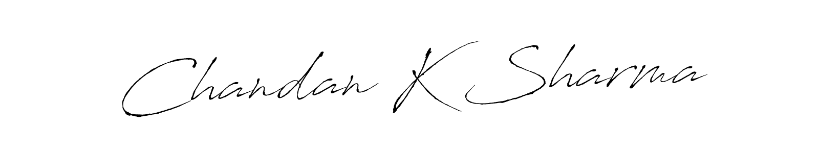 Similarly Antro_Vectra is the best handwritten signature design. Signature creator online .You can use it as an online autograph creator for name Chandan K Sharma. Chandan K Sharma signature style 6 images and pictures png