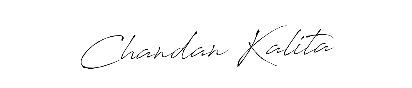 Chandan Kalita stylish signature style. Best Handwritten Sign (Antro_Vectra) for my name. Handwritten Signature Collection Ideas for my name Chandan Kalita. Chandan Kalita signature style 6 images and pictures png