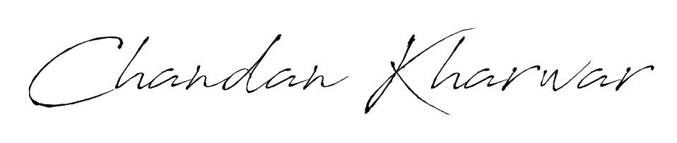 Create a beautiful signature design for name Chandan Kharwar. With this signature (Antro_Vectra) fonts, you can make a handwritten signature for free. Chandan Kharwar signature style 6 images and pictures png
