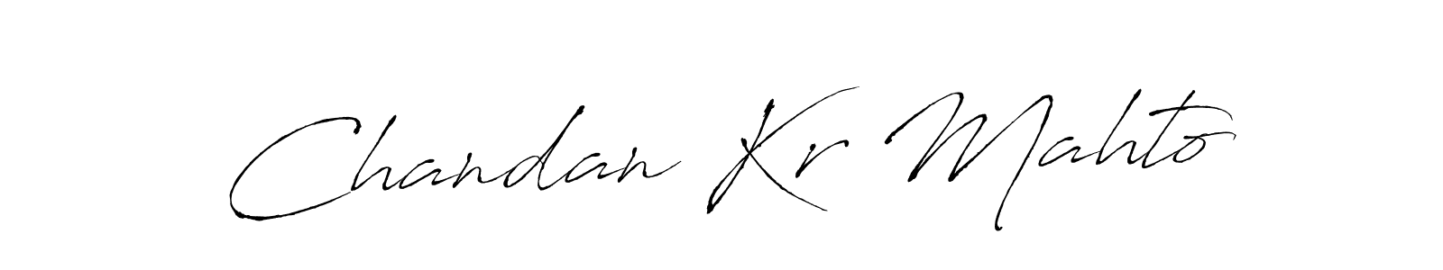 Create a beautiful signature design for name Chandan Kr Mahto. With this signature (Antro_Vectra) fonts, you can make a handwritten signature for free. Chandan Kr Mahto signature style 6 images and pictures png