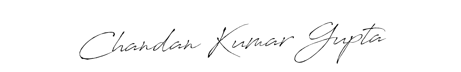 Make a beautiful signature design for name Chandan Kumar Gupta. With this signature (Antro_Vectra) style, you can create a handwritten signature for free. Chandan Kumar Gupta signature style 6 images and pictures png
