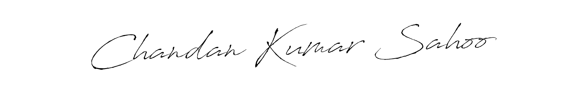 How to make Chandan Kumar Sahoo name signature. Use Antro_Vectra style for creating short signs online. This is the latest handwritten sign. Chandan Kumar Sahoo signature style 6 images and pictures png