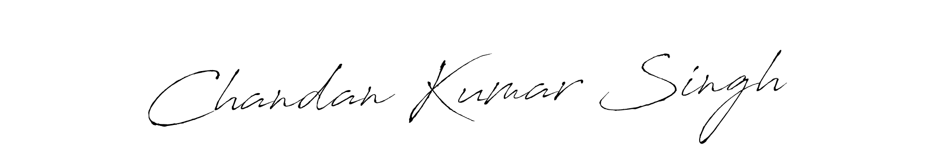 Create a beautiful signature design for name Chandan Kumar Singh. With this signature (Antro_Vectra) fonts, you can make a handwritten signature for free. Chandan Kumar Singh signature style 6 images and pictures png