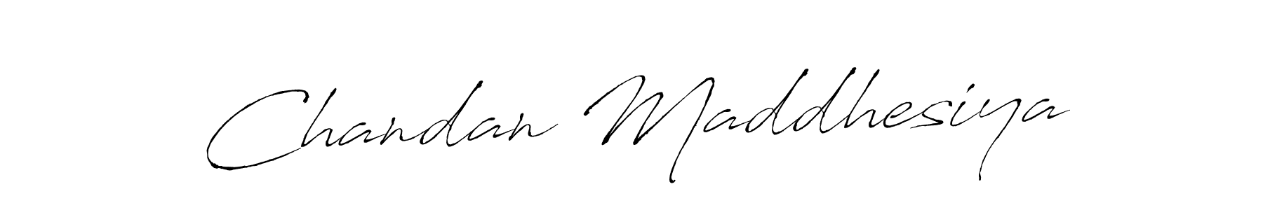 Use a signature maker to create a handwritten signature online. With this signature software, you can design (Antro_Vectra) your own signature for name Chandan Maddhesiya. Chandan Maddhesiya signature style 6 images and pictures png