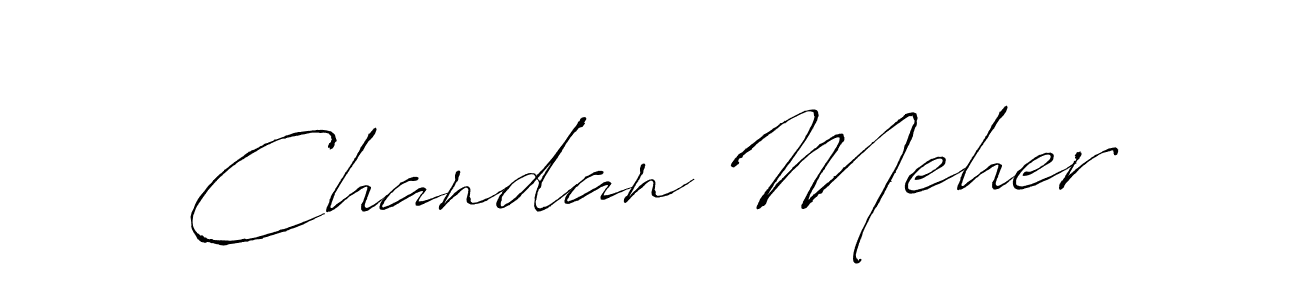 How to make Chandan Meher signature? Antro_Vectra is a professional autograph style. Create handwritten signature for Chandan Meher name. Chandan Meher signature style 6 images and pictures png