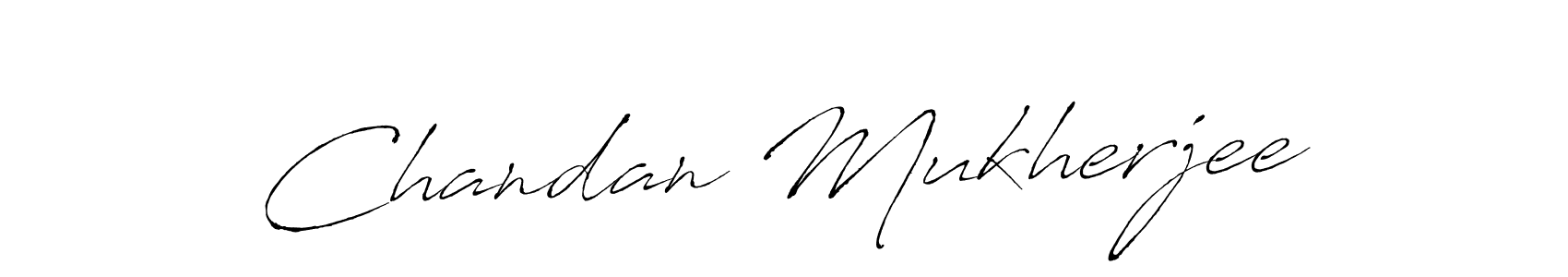 Create a beautiful signature design for name Chandan Mukherjee. With this signature (Antro_Vectra) fonts, you can make a handwritten signature for free. Chandan Mukherjee signature style 6 images and pictures png