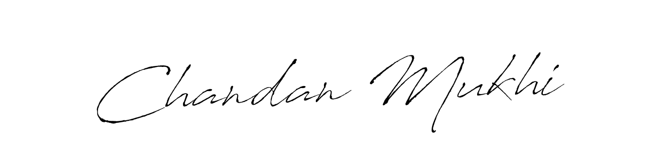 Chandan Mukhi stylish signature style. Best Handwritten Sign (Antro_Vectra) for my name. Handwritten Signature Collection Ideas for my name Chandan Mukhi. Chandan Mukhi signature style 6 images and pictures png