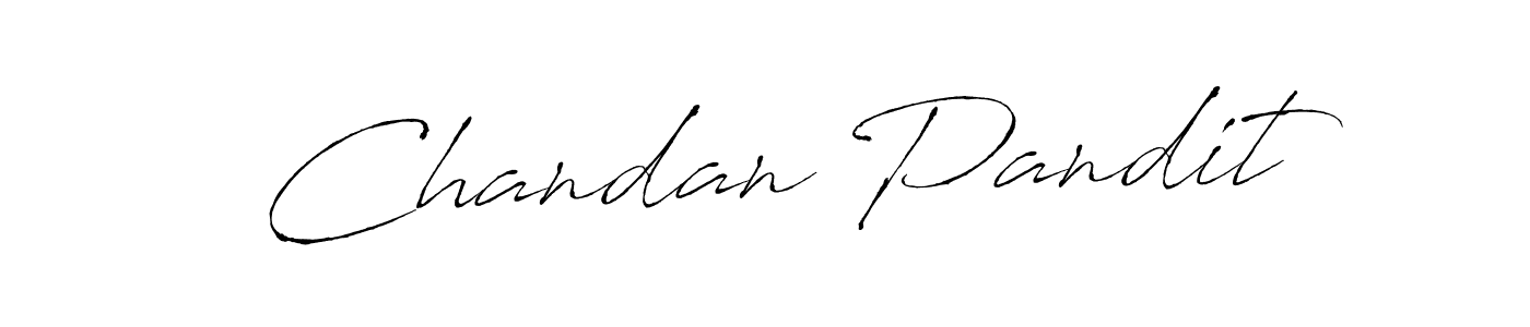 Create a beautiful signature design for name Chandan Pandit. With this signature (Antro_Vectra) fonts, you can make a handwritten signature for free. Chandan Pandit signature style 6 images and pictures png