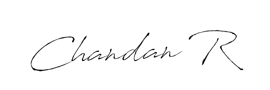 Also we have Chandan R name is the best signature style. Create professional handwritten signature collection using Antro_Vectra autograph style. Chandan R signature style 6 images and pictures png