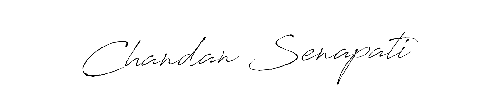 Make a beautiful signature design for name Chandan Senapati. With this signature (Antro_Vectra) style, you can create a handwritten signature for free. Chandan Senapati signature style 6 images and pictures png