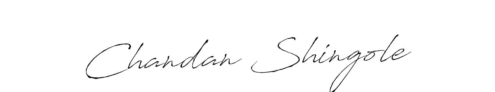 Also we have Chandan Shingole name is the best signature style. Create professional handwritten signature collection using Antro_Vectra autograph style. Chandan Shingole signature style 6 images and pictures png