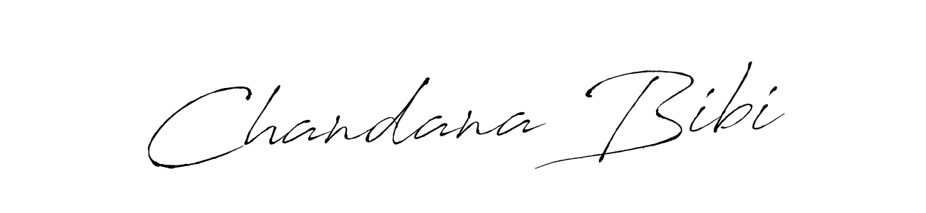 Make a beautiful signature design for name Chandana Bibi. Use this online signature maker to create a handwritten signature for free. Chandana Bibi signature style 6 images and pictures png